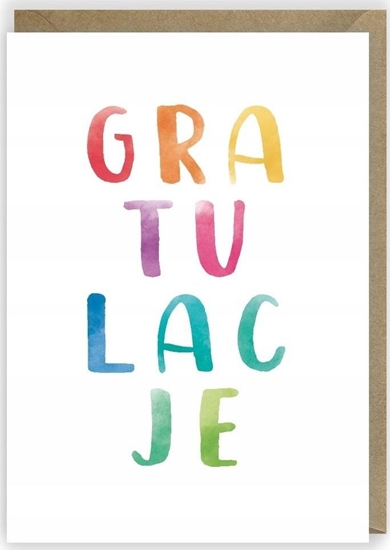 Picture of Cardie Kartka okolicznociowa Gratulacje K042