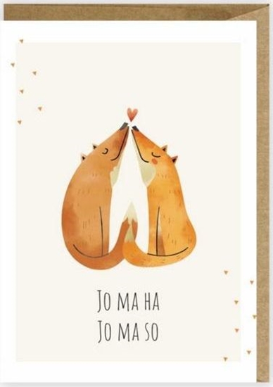 Picture of Cardie Kartka okolicznociowa Liski, Jo Ma Ha K024