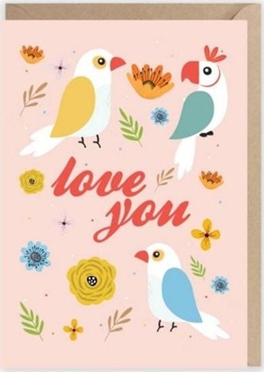 Attēls no Cardie Kartka okolicznociowa Papuki, eko koperta K029