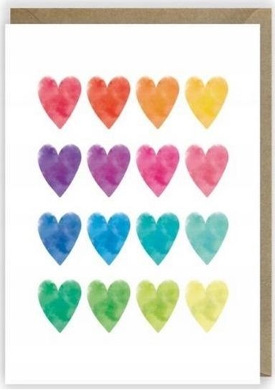 Изображение Cardie Kartka okolicznociowa Serduszka, eko koperta K032