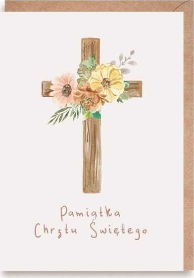 Picture of Cardie Kartka okolicznociowa, eko koperta Chrzest K169