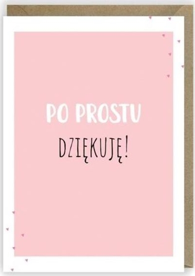 Picture of Cardie Kartka okolicznociowa, eko koperta Dzikuj K001