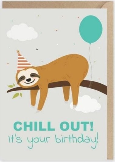Picture of Cardie Kartka urodzinowa Chill Out, eko koperta K012