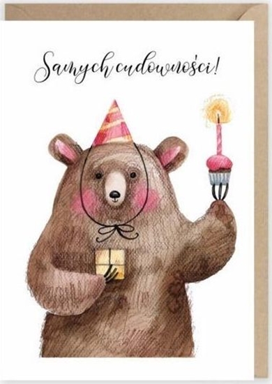 Picture of Cardie Kartka urodzinowa eko Samych cudownoci K010