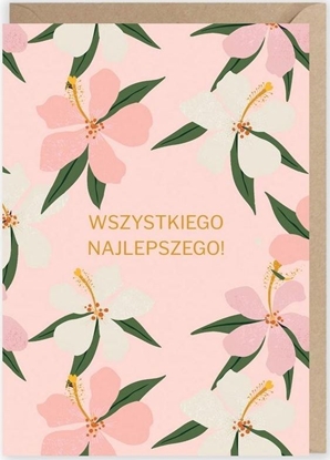 Attēls no Cardie Kartka urodzinowa Kwiaty, eko koperta K015