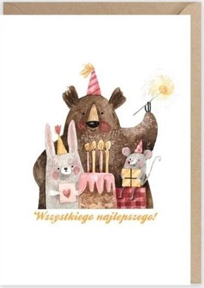 Attēls no Cardie Kartka urodzinowa Wszystkiego najlepszego! K011
