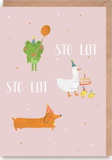 Picture of Cardie Kartka urodzinowa Zwierzaki K152
