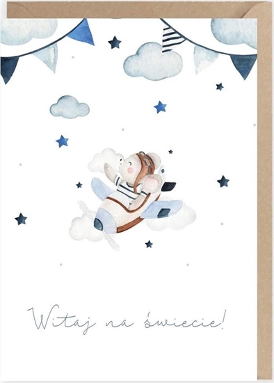 Picture of Cardie Kartka z okacji narodzin chopiec K103