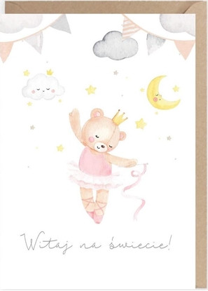 Attēls no Cardie Kartka z okacji narodzin dziewczynka K104