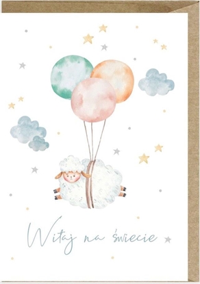 Attēls no Cardie Kartka z okazji narodzin Owieczka K118