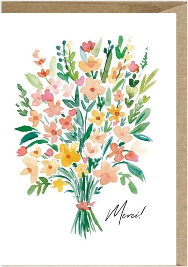 Picture of Cardie Kartka z podzikowaniem Merci K113