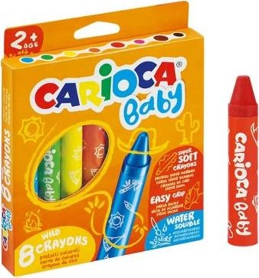Изображение Carioca Kredki Baby 8 kolorów