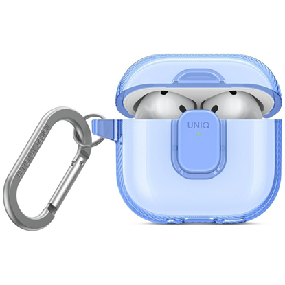 Picture of Case UNIQ Glase Pro for AirPods 4 Lock    Case blu