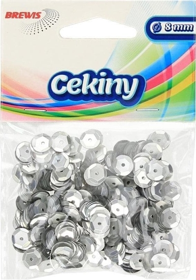 Picture of Cekiny 6mm 10g matowe srebrny