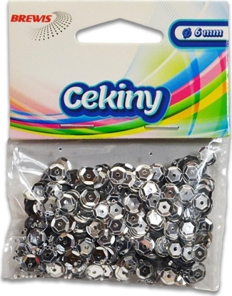 Picture of Cekiny byszczce B 200 srebrny