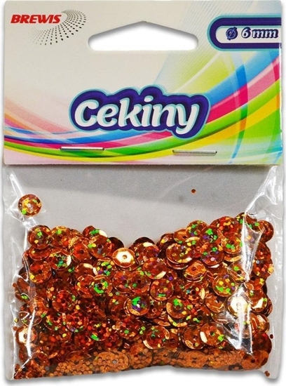 Picture of Cekiny hologramowe H 100 miedziany