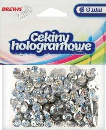 Picture of Cekiny hologramowe H 80 srebrny