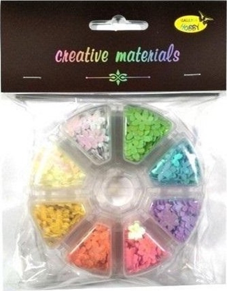 Picture of Cekiny kwiatki 8 kolorów 6mm 40g