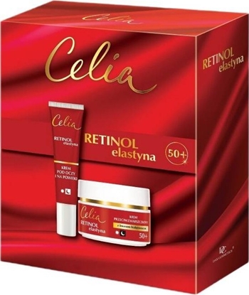 Изображение Celia Celia Retinol Elastyna krem do twarzy 50+ 50ml + krem pod oczy i na powieki 15ml