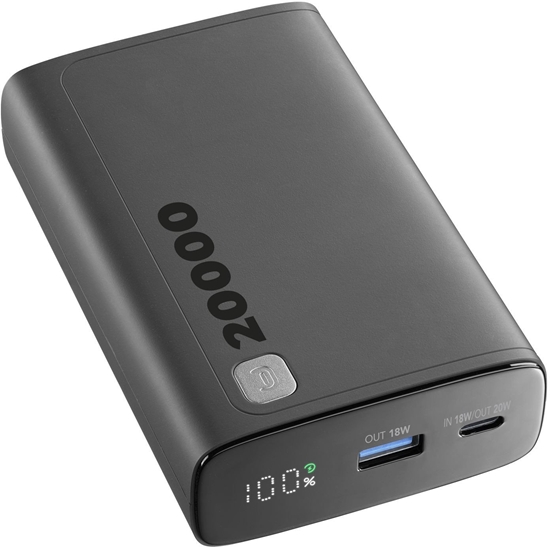 Изображение Cellularline 8018080484612 Litowo-jonowa (Li-Ion) 20000 mAh Czarny