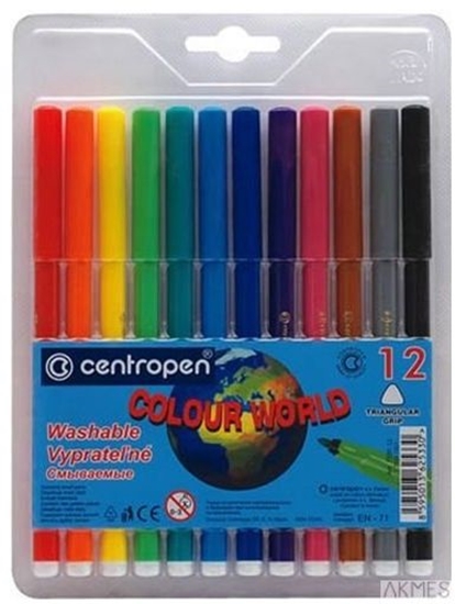 Picture of Centropen Flamaster 12szt. Colour World (7550/12/TP-12)