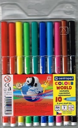 Picture of Centropen Flamastry Colour world 10 kolorów (7550/10/TP-10)