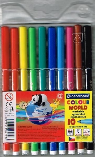 Picture of Centropen Flamastry Colour world 10 kolorów (7550/10/TP-10)