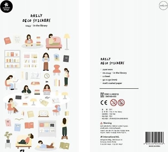 Picture of Centrum Naklejki ozdobne W bibliotece