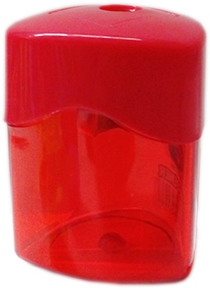 Attēls no Centrum Temperówka metalowa CENTRUM z pojemnikiem 82399 mix