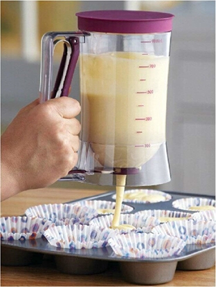 Attēls no Chef Buddy Dozownik ciasta fioletowy