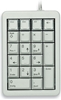 Picture of CHERRY G84-4700 numeric keypad Laptop/PC USB Grey
