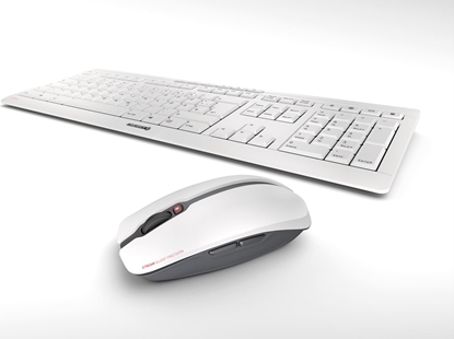 Picture of Cherry Stream Desktop tastatūra Pele iekļauta Birojs RF Bezvadu QWERTZ Vācu Balts