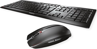 Picture of Cherry Stream Desktop tastatūra Pele iekļauta Birojs RF Bezvadu QWERTZ Vācu Melns