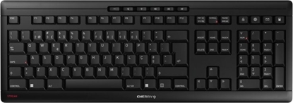 Изображение Klawiatura Cherry CHERRY STREAM KEYBOARD WIRELESS klawiatura Uniwersalne RF Wireless QWERTY portugalski Czarny