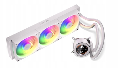 Изображение Chodzenie wodne Krux HydroGlance 360 ARGB LCD White (KRXE005)