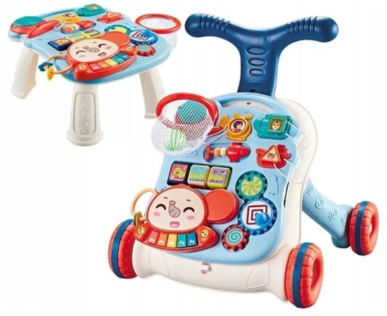 Picture of Chodzik pchacz 2w1 stolik edukacyjny interaktywny