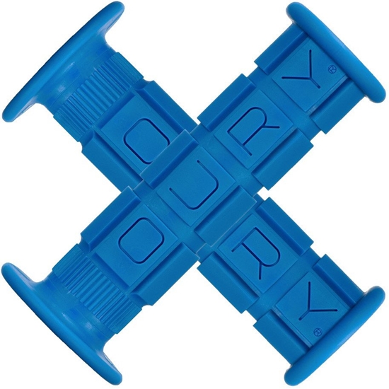 Picture of Chwyty kierownicy LIZARDSKINS Single Compound OURY w/ Flange - Blue (NEW)