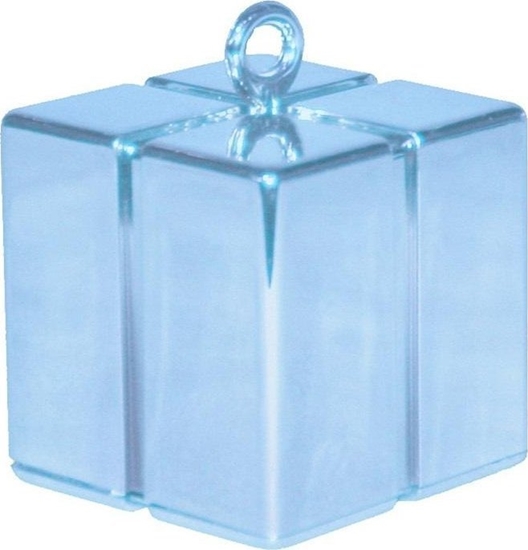 Picture of Ciarek do balonów Prezent j. niebieski 120g