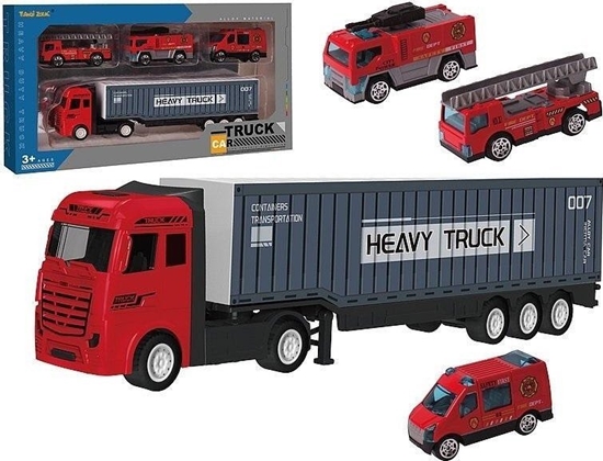 Picture of Ciarówka z kontenerem i autami