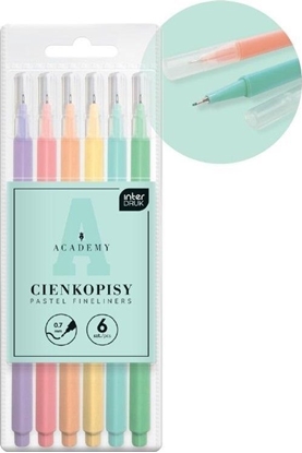 Picture of Cienkopisy pastelowe Academy 6 kolorów