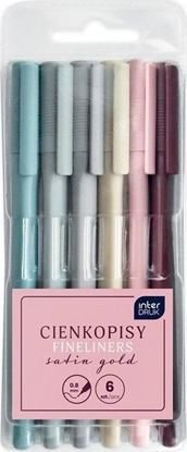 Picture of Cienkopisy Satin Gold 6 kolorów