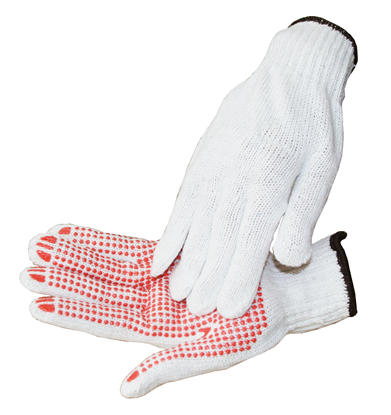 Изображение Cimdi adīti ar PVH punktējumu  (vienpus.)  8.izm