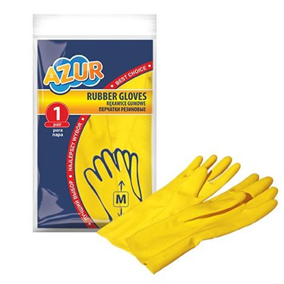 Изображение Cimdi gumijas Azur M (12)