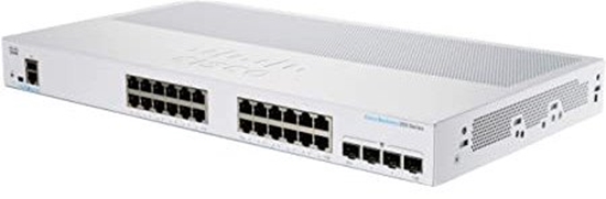 Picture of Cisco switch CBS250-24T-4G, 24xGbE RJ45, 4xSFP, fanless - REFRESH