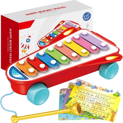 Attēls no CymbaÅki Rakieta Kosmiczna dla dzieci Czerwona