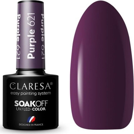 Изображение Claresa CLARESA Lakier hybrydowy PURPLE 621 -5g