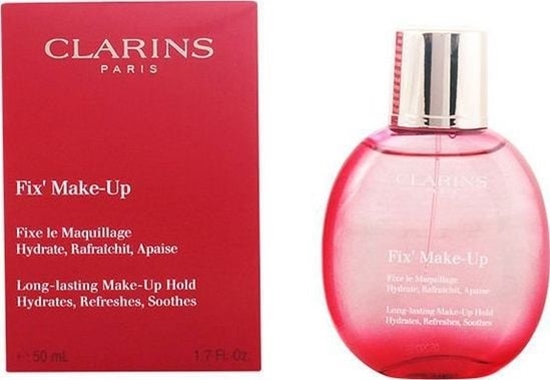 Изображение Clarins Cleansing care fix make-up refreshing mist long lasting hold 50ml
