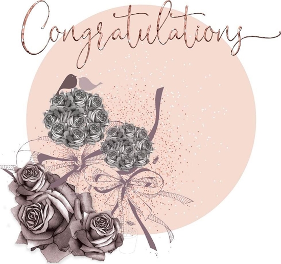 Picture of Clear Creation Karnet kwadrat CL0932_SG lub kwiaty