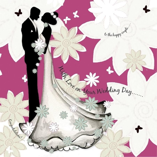 Picture of Clear Creation Karnet Swarovski - kwadrat. lub Para Moda