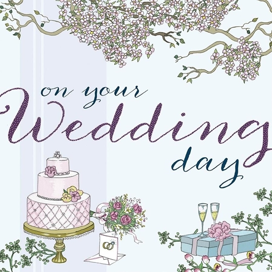 Picture of Clear Creation Karnet Swarovski - kwadrat. lub, Tort, prezent